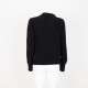 Balmain Sweter czrany z guzikami