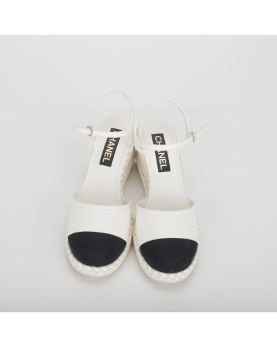 Chanel  espadryle na platformie