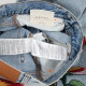 Gucci jeansy z haftem
