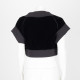 Miu Miu czarny welurowy top
