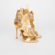 Giuseppe Zanotti  Buty złote sandałki