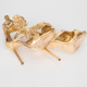 Giuseppe Zanotti  Buty złote sandałki
