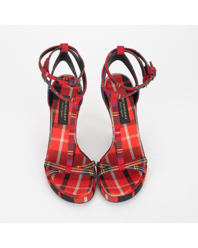 Burberry sandałki czerwone