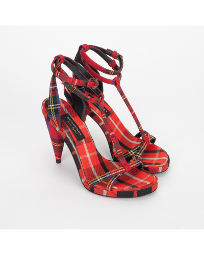 Burberry sandałki czerwone