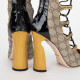 Gucci botki w monogram wysokie