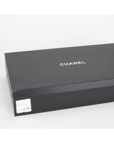 Chanel długie czarne trampki