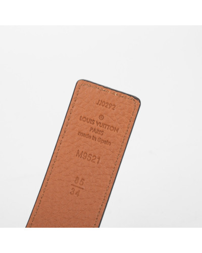 Louis Vuitton Pasek czarny  cienki 85/34