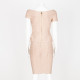 Herve Leger bezowy komplet