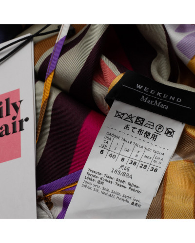 Max Mara Bluzka we wzory jedwabna