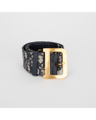 Dior Pasek granatowy w monogram