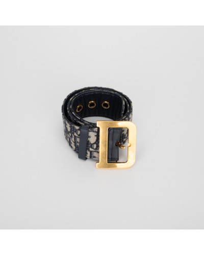 Dior Pasek granatowy w monogram