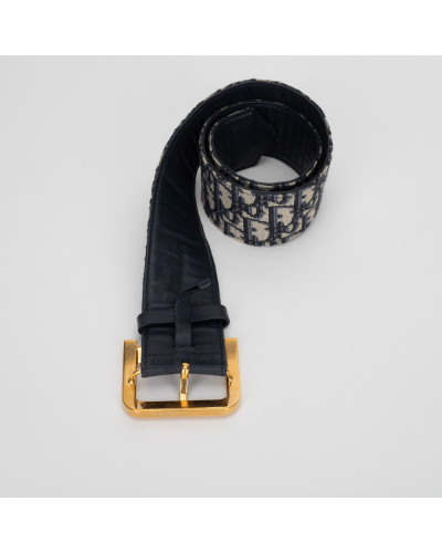 Dior Pasek granatowy w monogram