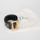Dior Pasek granatowy w monogram