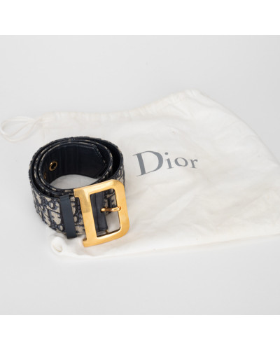 Dior Pasek granatowy w monogram