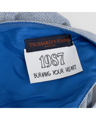 Trussardi Sukienka niebieska świecąca