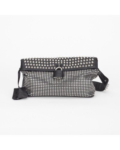 Burberry Torebka czarna z cwiekami