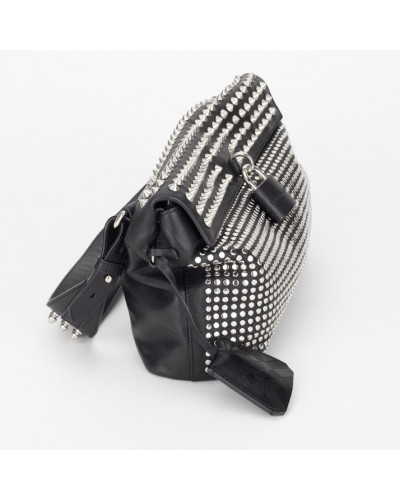 Burberry Torebka czarna z cwiekami