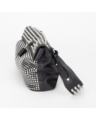 Burberry Torebka czarna z cwiekami
