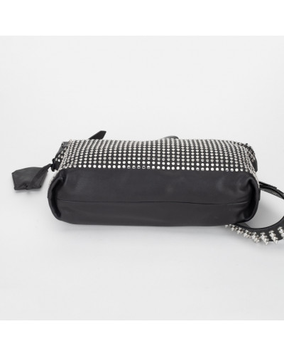 Burberry Torebka czarna z cwiekami