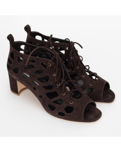 Manolo Blahnik  Sandały brazowe