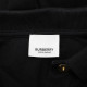Burberry Bluzka czarna z kołnierzykiem