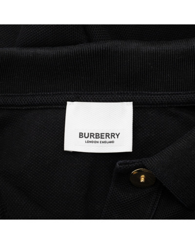 Burberry Bluzka czarna z kołnierzykiem