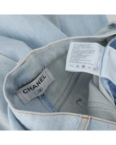 Chanel spodnie jeansowe szerokie