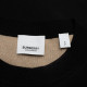 Burberry sweter  czarny z logo