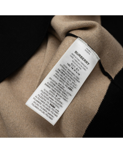 Burberry sweter  czarny z logo