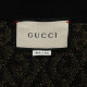 Gucci sweterek czarno złoty