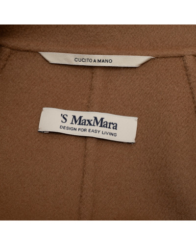 Max Mara Ubranie beżowy płaszcz