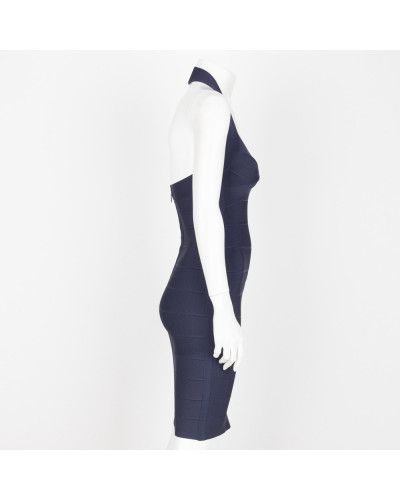 Herve Leger Sukienka granatowa