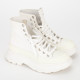 Alexander McQueen Buty sportowe białe wysokie trampki