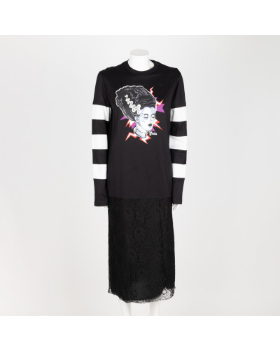 Prada sukienka Frankenstein