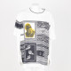 Versace T-shirt z granatowym nadrikiem