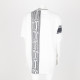 Versace T-shirt z granatowym nadrikiem