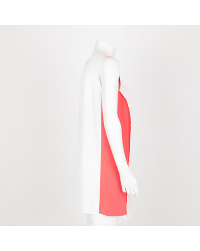 Maison Martin Margiela Sukienka biało-różowa