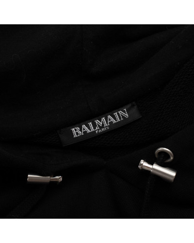 Balmain Bluza cazrna z logo