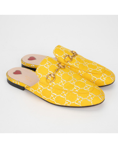 Gucci Loafers żółte z logo