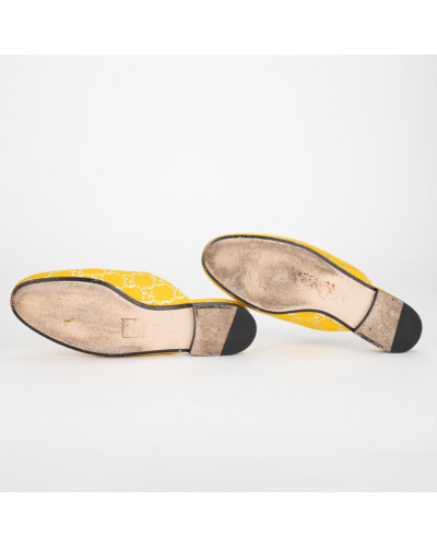Gucci Loafers żółte z logo
