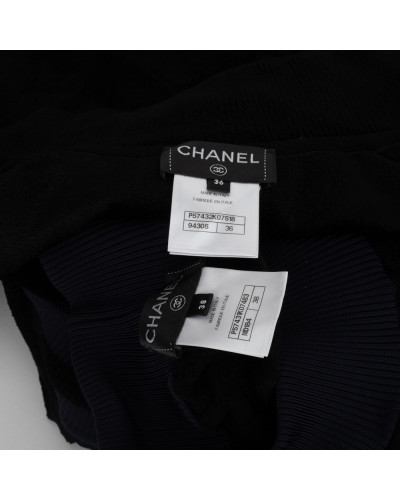 Chanel  czarny komplet dresowy