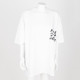 Comme des Garcons Ubranie Biały T-shirt z nadrukiem