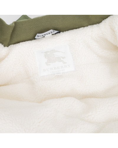 Burberry Kurtka zielona dla dziewczynki