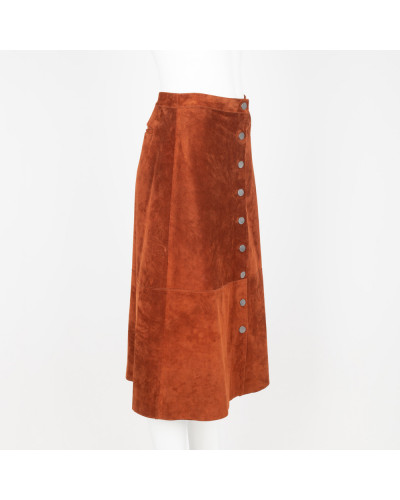 Diane Von Furstenberg Spódnica zamszowa brazowa