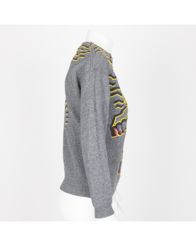 Kenzo Ubranie szaro-żołta bluza