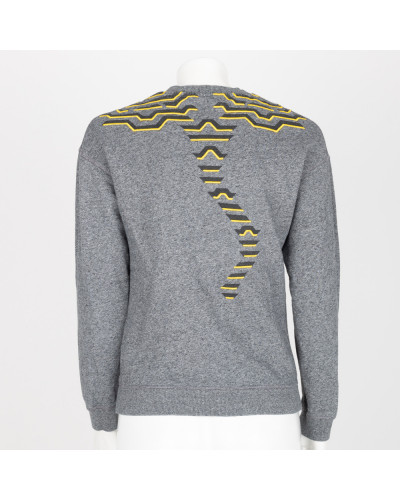 Kenzo Ubranie szaro-żołta bluza