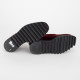 Jil Sander welurowe bordowe loafersy