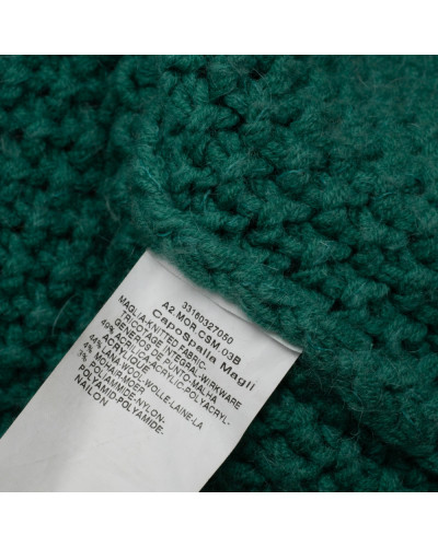 Marella Sweter zielony zapinany