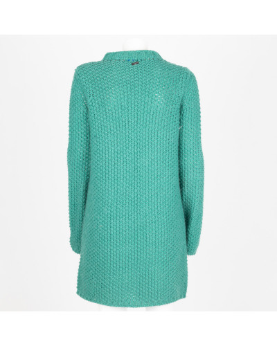 Marella Sweter zielony zapinany