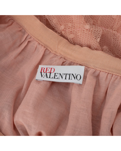 Red Valentino Spódnica różówa z tiulem